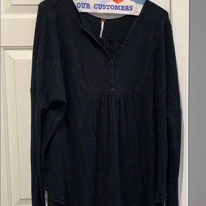 Black free people long sleeve